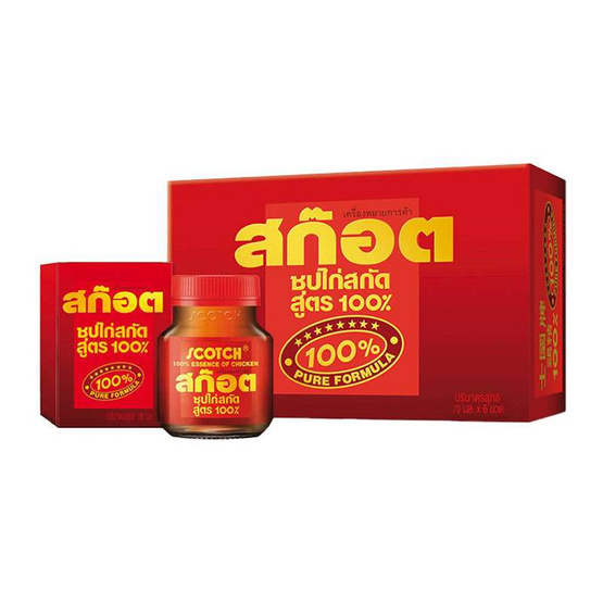 สก๊อต ซุปไก่สกัด 100% 70 มล. (แพ็ก 6 ขวด) สก๊อต ซุปไก่สกัด 100% 70 มล. (แพ็ก 6 ขวด)