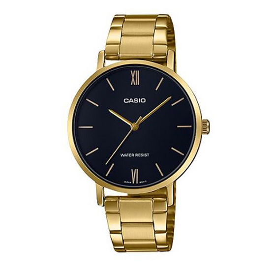 Casio นาฬิกาข้อมือ รุ่น LTP-VT01G-1B Casio นาฬิกาข้อมือ รุ่น LTP-VT01G-1B