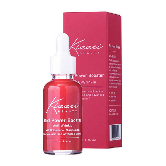 Kizzei เซรั่ม Red Power Booster (Night) 30 มล. Kizzei เซรั่ม Red Power Booster (Night) 30 มล.