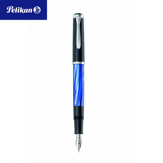 Pelikan ปากกาหมึกซึม Classic M205 Blue-Marbled (EF) Pelikan ปากกาหมึกซึม Classic M205 Blue-Marbled (EF)