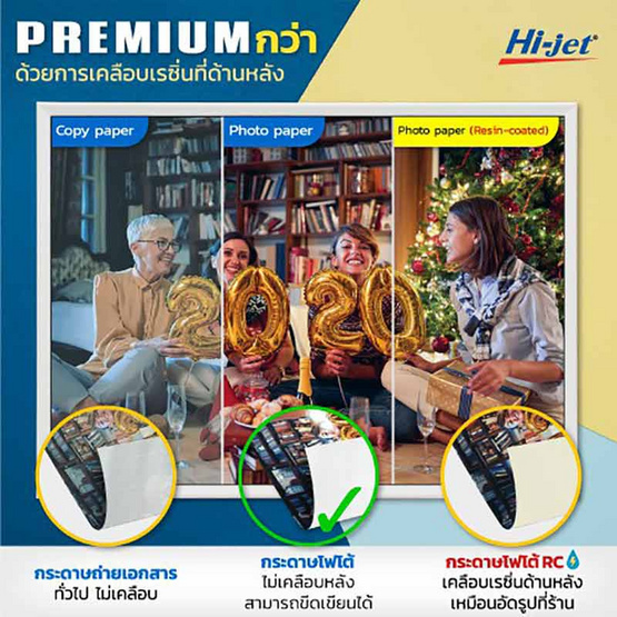 Hi-jet กระดาษโฟโต้ ผิวมัน Inkjet Fruit Series Glossy Photo Paper 180แกรม A4 (50 แผ่น) Hi-jet กระดาษโฟโต้ ผิวมัน Inkjet Fruit Series Glossy Photo Paper 180แกรม A4 (50 แผ่น)