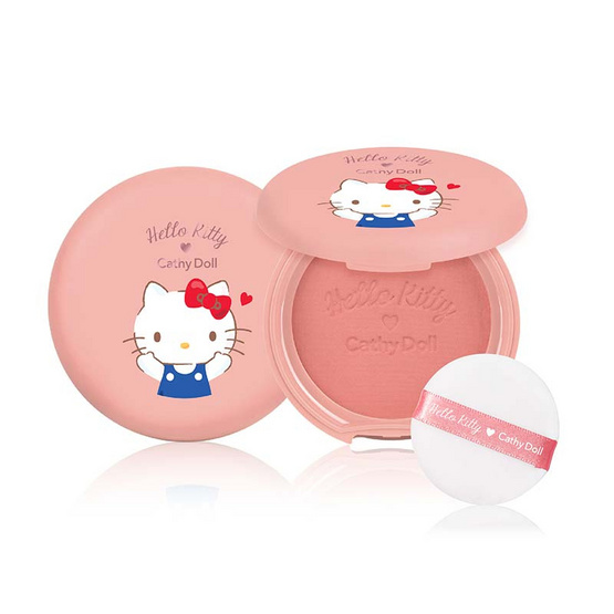 Cathy Doll เฮลโลคิตตี้ คอตตอนไชน์บลัชเชอร์ 6.5 กรัม #02 โฟรเซนพีช Cathy Doll เฮลโลคิตตี้ คอตตอนไชน์บลัชเชอร์ 6.5 กรัม #02 โฟรเซนพีช