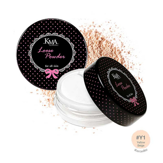 KMA แป้งฝุ่น Loose Powder #Y1 Yellow Beige KMA แป้งฝุ่น Loose Powder #Y1 Yellow Beige