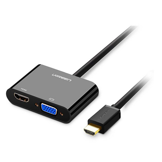 Ugreen รุ่น 60814 อุปกรณ์แปลงสัญญาณ VGA to HDMI Converter Ugreen รุ่น 60814 อุปกรณ์แปลงสัญญาณ VGA to HDMI Converter