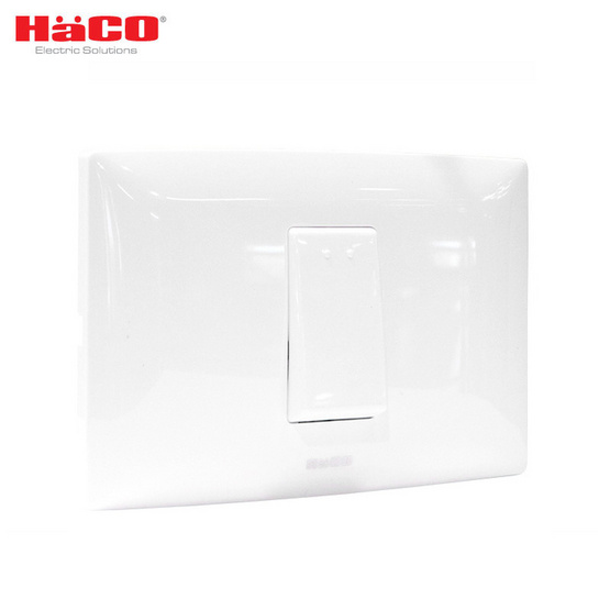 HACO ชุดสวิตซ์ 1 ทาง AP-S11 สีขาว HACO ชุดสวิตซ์ 1 ทาง AP-S11 สีขาว