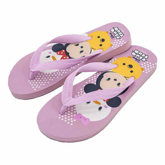 รองเท้าแตะลายTsum Tsum TS3576 สีชมพู รองเท้าแตะลายTsum Tsum TS3576 สีชมพู