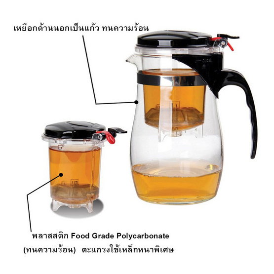 RRS กาน้ำชาพร้อมไส้กรอง ขนาด 500 มล. RRS กาน้ำชาพร้อมไส้กรอง ขนาด 500 มล.