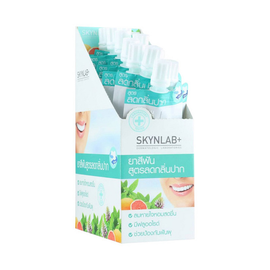 Skynlab ยาสีฟันพรีเมี่ยมเฟรชสไมล์ 12 กรัม (แพ็ก 6 ซอง) Skynlab ยาสีฟันพรีเมี่ยมเฟรชสไมล์ 12 กรัม (แพ็ก 6 ซอง)
