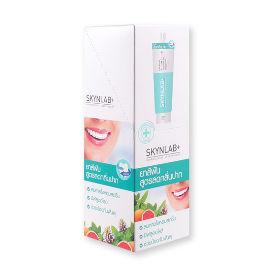 Skynlab ยาสีฟันพรีเมี่ยมเฟรชสไมล์ 12 กรัม (แพ็ก 6 ซอง) Skynlab ยาสีฟันพรีเมี่ยมเฟรชสไมล์ 12 กรัม (แพ็ก 6 ซอง)