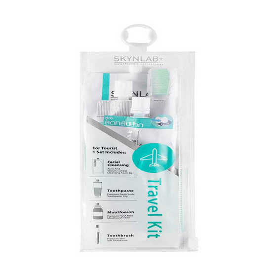 Skynlab ชุดเดินทาง (แปรง+ยาสีฟัน+บ้วนปาก+โฟม) 3 เซ็ต Skynlab ชุดเดินทาง (แปรง+ยาสีฟัน+บ้วนปาก+โฟม) 3 เซ็ต