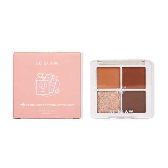 SO GLAM อายแชโดว์พาเลท Petite Pocket Eyeshadow Palette #03 Tokyo Midtown SO GLAM อายแชโดว์พาเลท Petite Pocket Eyeshadow Palette #03 Tokyo Midtown