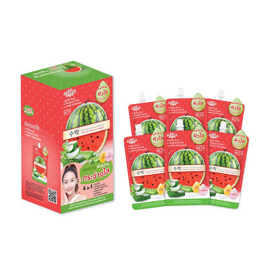 ซิสต้าร์ ซูทติ้งเจลวอเตอร์เมลอนไวท์เทนนิ่ง (ซอง) 40 กรัม (แพ็ค 6 ชิ้น) ซิสต้าร์ ซูทติ้งเจลวอเตอร์เมลอนไวท์เทนนิ่ง (ซอง) 40 กรัม (แพ็ค 6 ชิ้น)