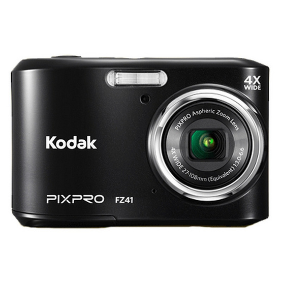 KODAK กล้องดิจิตอล Pixpro FZ41 Black Free SD 8GB + Bag มูลค่า 490 บาท KODAK กล้องดิจิตอล Pixpro FZ41 Black Free SD 8GB + Bag มูลค่า 490 บาท