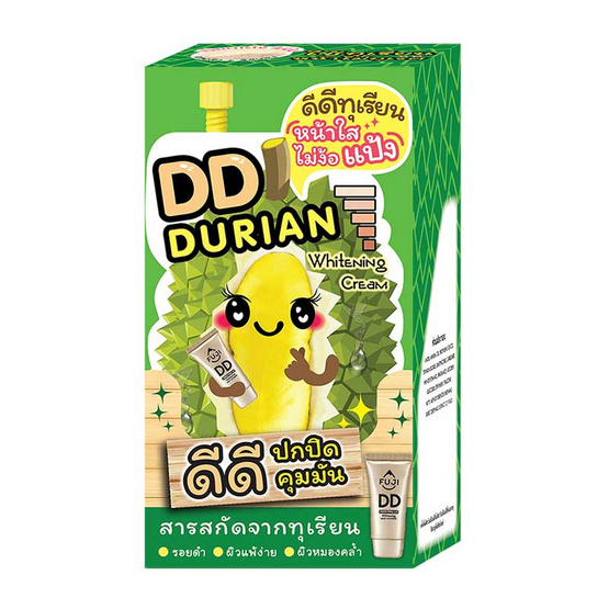 FUJI ดีดีครีม DD DURIAN CREAM 6 กรัม (แพ็ก 6 ชิ้น) FUJI ดีดีครีม DD DURIAN CREAM 6 กรัม (แพ็ก 6 ชิ้น)