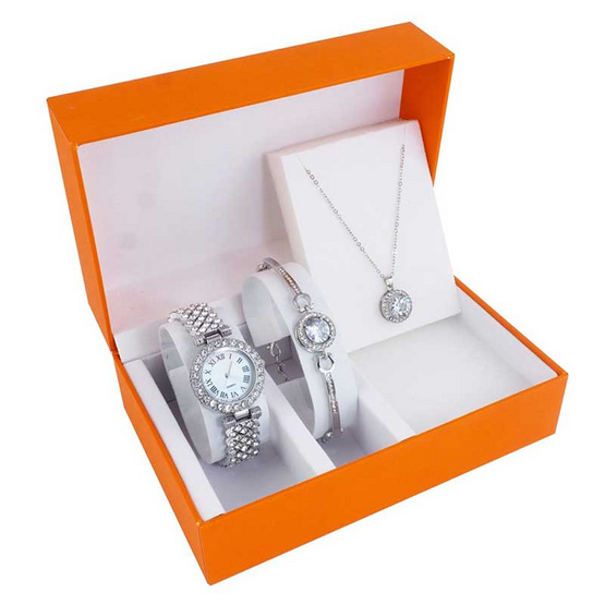 Fancyqube นาฬิกาข้อมือ รุ่น JEWSET3-SI Fancyqube นาฬิกาข้อมือ รุ่น JEWSET3-SI