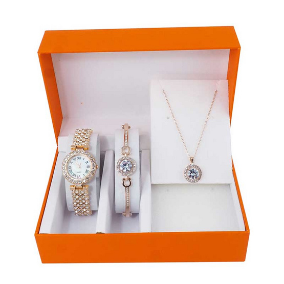 Fancyqube นาฬิกาข้อมือ รุ่น JEWSET3-RG Fancyqube นาฬิกาข้อมือ รุ่น JEWSET3-RG