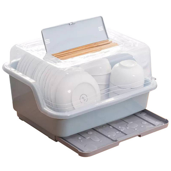 EasyandPerfect ที่คว่ำจาน พร้อมถาดรองน้ำ พร้อมฝาปิด EP-99 EasyandPerfect ที่คว่ำจาน พร้อมถาดรองน้ำ พร้อมฝาปิด EP-99