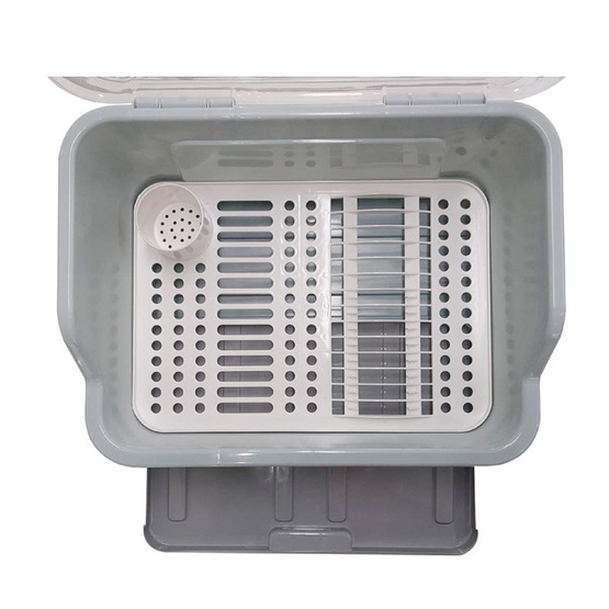 EasyandPerfect ที่คว่ำจาน พร้อมถาดรองน้ำ พร้อมฝาปิด EP-99 EasyandPerfect ที่คว่ำจาน พร้อมถาดรองน้ำ พร้อมฝาปิด EP-99