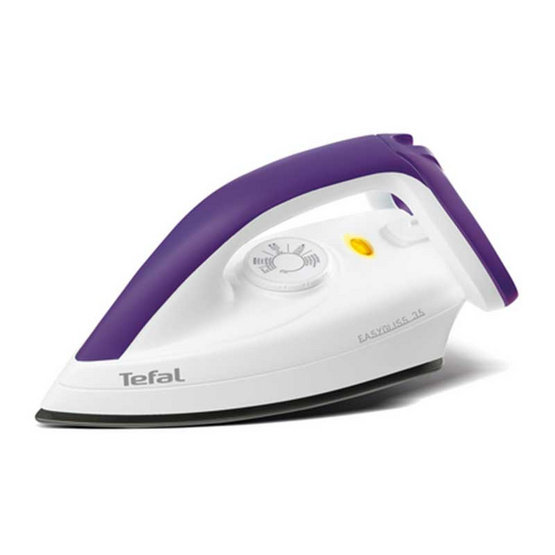เตารีดแห้ง Tefal รุ่น FS4035 1200 วัตต์ สีม่วง เตารีดแห้ง Tefal รุ่น FS4035 1200 วัตต์ สีม่วง