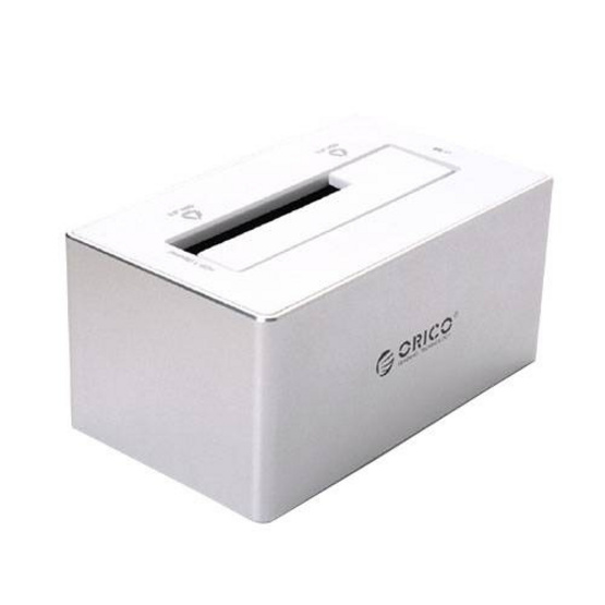 Orico อุปกรณ์เชื่อมต่อฮาร์ดดิสก์ 2 Bay HDD + SSD Docking 6818 US3 SV Orico อุปกรณ์เชื่อมต่อฮาร์ดดิสก์ 2 Bay HDD + SSD Docking 6818 US3 SV