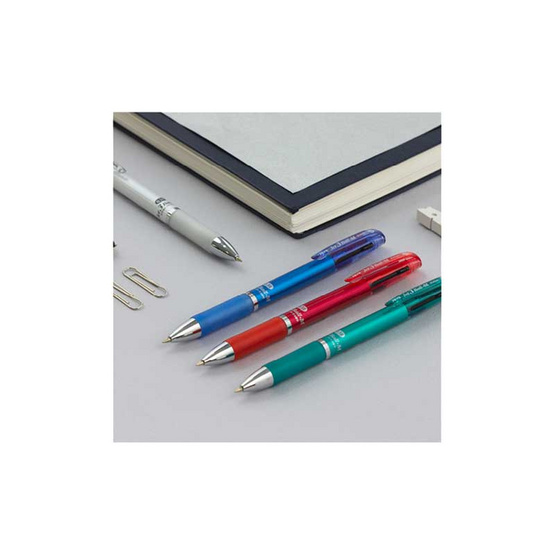 JAVA ปากกาลูกลื่น 3 ระบบ Jet3Ball-M 0.38mm. Red ด้ามสีแดง - ThaiPick