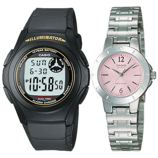 CASIO นาฬิกาข้อมือ 2 เรือน CN10 CASIO นาฬิกาข้อมือ 2 เรือน CN10