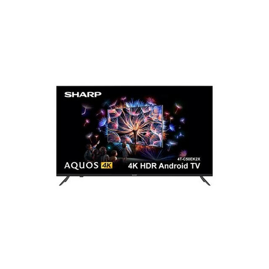 Sharp Android 4K TV LED ขนาด 50 นิ้ว รุ่น 4T-C50EK2X - ThaiPick