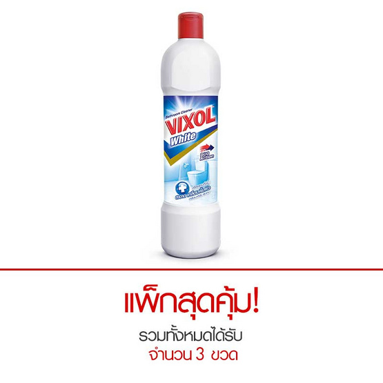 วิกซอล น้ำยาล้างห้องน้ำ สีขาว 900 มล. วิกซอล น้ำยาล้างห้องน้ำ สีขาว 900 มล.