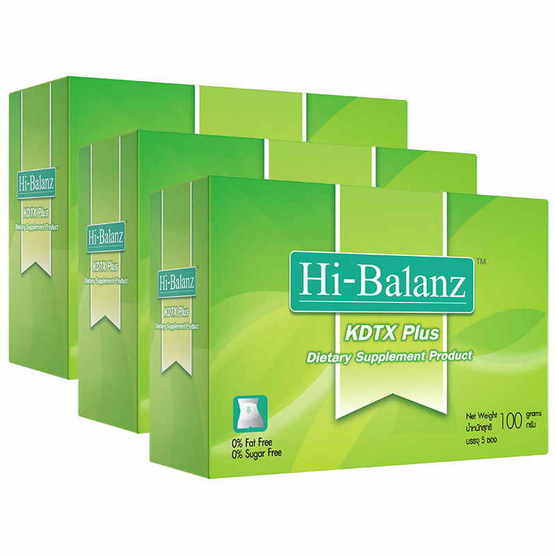 Hi-Balanz KDTX Plus 5 ซอง /กล่อง แพ็ค 3 Hi-Balanz KDTX Plus 5 ซอง /กล่อง แพ็ค 3