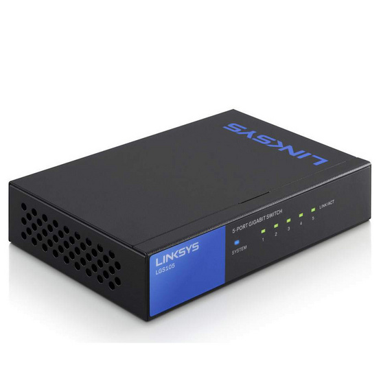 Linksys Unmanaged Switches 5-port Gigabit (LGS105-AP) Linksys Unmanaged Switches 5-port Gigabit (LGS105-AP)