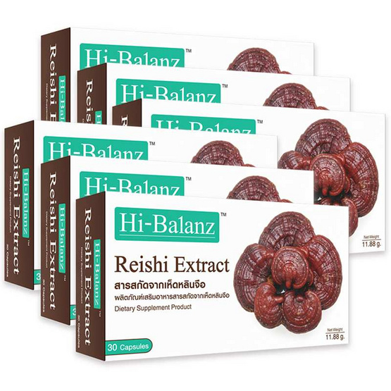 Hi-Balanz Reishi Extract 30 แคปซูล แพ็ค 6 Hi-Balanz Reishi Extract 30 แคปซูล แพ็ค 6