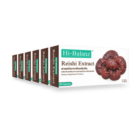 Hi-Balanz Reishi Extract 30 แคปซูล แพ็ค 6 Hi-Balanz Reishi Extract 30 แคปซูล แพ็ค 6