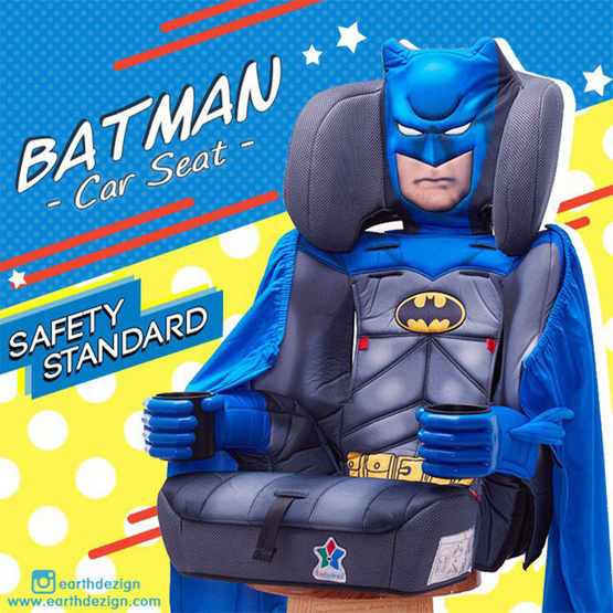 คาร์ซีทเด็กลาย BATMAN Kidsembrace คาร์ซีทเด็กลาย BATMAN Kidsembrace