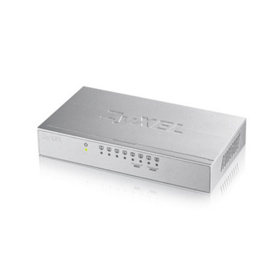 Zyxel 8-port, 1000Base-T SOHO Unmanaged Switch, palm size with 2-Level QoS (เคสเหล็ก) (GS-108BV3) Zyxel 8-port, 1000Base-T SOHO Unmanaged Switch, palm size with 2-Level QoS (เคสเหล็ก) (GS-108BV3)
