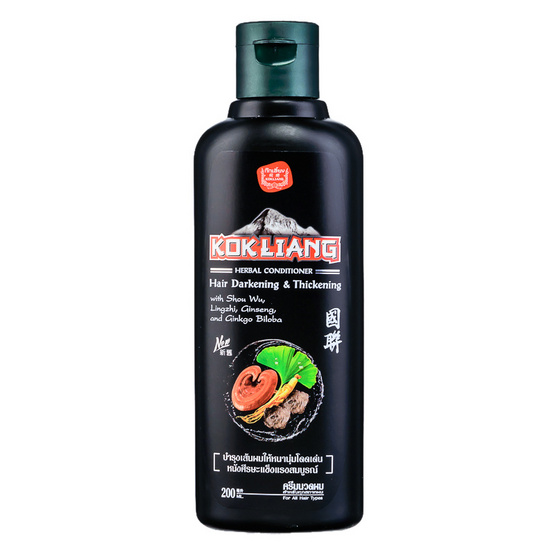 KOKLIANG HAIR DARKENING & Thickening SHAMPOO200ML. +CONDITIONER200ML KOKLIANG HAIR DARKENING & Thickening SHAMPOO200ML. +CONDITIONER200ML