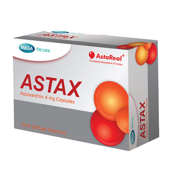 Mega We Care ASTAX แอสตาแซนติน บำรุงผิว บรรจุ 30 แคปซูล Mega We Care ASTAX แอสตาแซนติน บำรุงผิว บรรจุ 30 แคปซูล