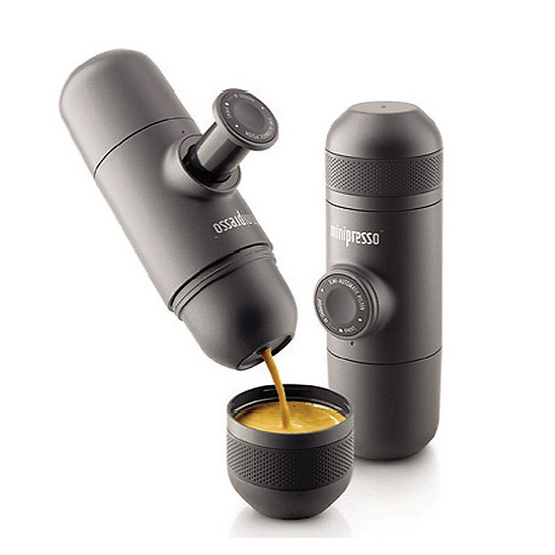 เครื่องชงกาแฟ Minimex ชนิดพกพา Minipresso (สีดำ) เครื่องชงกาแฟ Minimex ชนิดพกพา Minipresso (สีดำ)