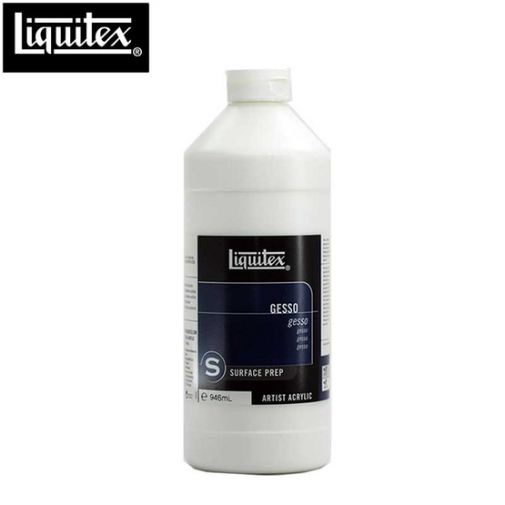 Liquitex น้ำยาทารองพื้นสีขาว Gesso 946 ml. 692404 Liquitex น้ำยาทารองพื้นสีขาว Gesso 946 ml. 692404