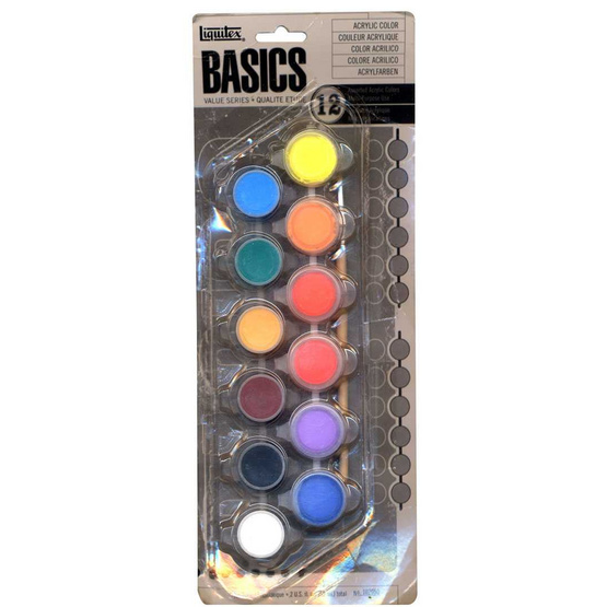 Liquitex ชุดสีอคริลิค BASICS 12X5ML 692949 Liquitex ชุดสีอคริลิค BASICS 12X5ML 692949