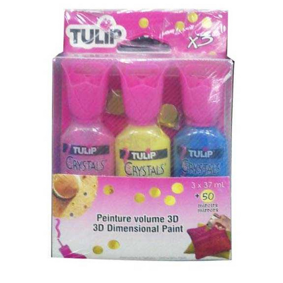 Tulip ชุดสีทิวลิป Crystals 3x37ml 422515 Tulip ชุดสีทิวลิป Crystals 3x37ml 422515