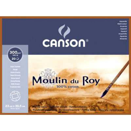 Arches Canson บล็อคมูแลงดูรอย 23x30.5 ซม. 300 กรัม 20แผ่น ผิวหยาบ 400 014 797 Arches Canson บล็อคมูแลงดูรอย 23x30.5 ซม. 300 กรัม 20แผ่น ผิวหยาบ 400 014 797