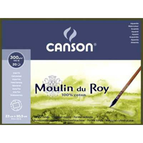 Arches Canson บล็อคมูแลงดูรอย 30.5x45.5 ซม. 300 กรัม 20แผ่น ผิวกึ่งหยาบ 400 014 799 Arches Canson บล็อคมูแลงดูรอย 30.5x45.5 ซม. 300 กรัม 20แผ่น ผิวกึ่งหยาบ 400 014 799