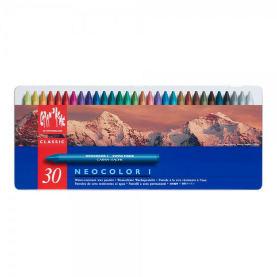 Caran D'ache สีเทียนกันน้ำ รุ่น Neocolor I 30 สี 7000.330 Caran D'ache สีเทียนกันน้ำ รุ่น Neocolor I 30 สี 7000.330