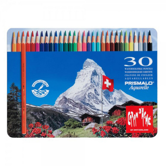 Caran D'ache ดินสอสีระบายน้ำ รุ่น Prismalo 30 สี 999.330 Caran D'ache ดินสอสีระบายน้ำ รุ่น Prismalo 30 สี 999.330