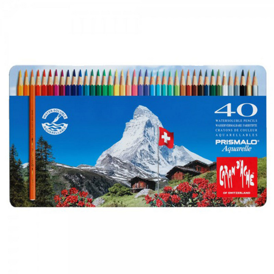 Caran D'ache ดินสอสีระบายน้ำ รุ่น Prismalo 40 สี 999.340 Caran D'ache ดินสอสีระบายน้ำ รุ่น Prismalo 40 สี 999.340