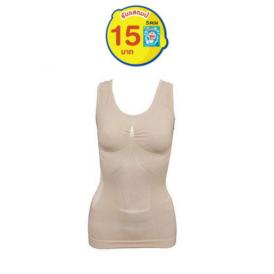 Swans เสื้อกล้ามกระชับสัดส่วน (ผ้าไหม) Strong Silk Top Free Size สีเนื้อ Swans เสื้อกล้ามกระชับสัดส่วน (ผ้าไหม) Strong Silk Top Free Size สีเนื้อ