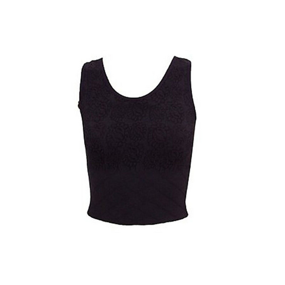 Swans เสื้อกล้ามกระชับหน้าท้อง Rose Belly Belt Top Free Size สีดำ Swans เสื้อกล้ามกระชับหน้าท้อง Rose Belly Belt Top Free Size สีดำ