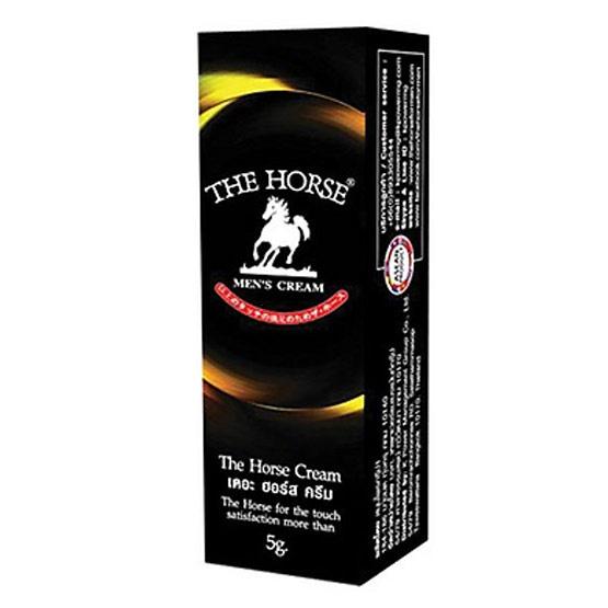 The Horse Cream ซื้อ 2 แถม 1 (เดอะฮอร์ส) ครีมบำรุงผิวและคงเวลาให้นานขึ้นสำหรับบุรุษ ขนาด 5 กรัม The Horse Cream ซื้อ 2 แถม 1 (เดอะฮอร์ส) ครีมบำรุงผิวและคงเวลาให้นานขึ้นสำหรับบุรุษ ขนาด 5 กรัม