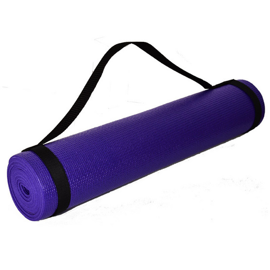 Thai Sports แผ่นรองโยคะ PVC 6 มม. พร้อมสายสะพาย Thai Sports แผ่นรองโยคะ PVC 6 มม. พร้อมสายสะพาย