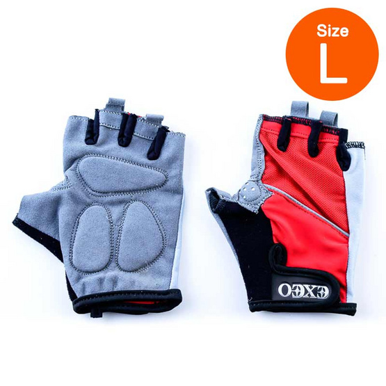 Thai Sports ถุงมือจักรยาน CG-1452 RED วัสดุผ้า LYCRA มีเจลซัพพอร์ต ไซส์ L รหัสสินค้า E3XT1113L Thai Sports ถุงมือจักรยาน CG-1452 RED วัสดุผ้า LYCRA มีเจลซัพพอร์ต ไซส์ L รหัสสินค้า E3XT1113L